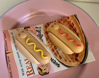 Bear Hot Dog Candle|Pillar Candle|Home Decor|Fregrance candle|Indie Kids