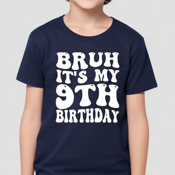 Custom Bruh It's My Birthday Shirt, Custom Its My Age Birthday Tshirt, Birthday Party Tshirt, Funny Birthday Shirt Gift,Birthday Group Shirt