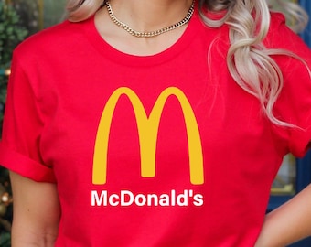 McDonald's Shirt, Fast Food Shirt, Mcdonalds Gift, Mcdonalds Tshirt, McDonald's Tee, McDonald's Fast Food Shirt, McDonald's Tshirt