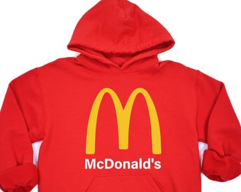 McDonald's Hoodie, Fast Food Hoodie, Mcdonalds Hoodie, Mcdonalds Gift, McDonald's Sweatshirt, Fast Food Sweatshirt, McDonalds Sweatshirt