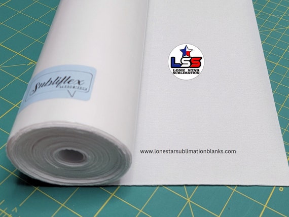 Subliflex Thermo Adhesive Sublimation Fabric 100 White Polyester