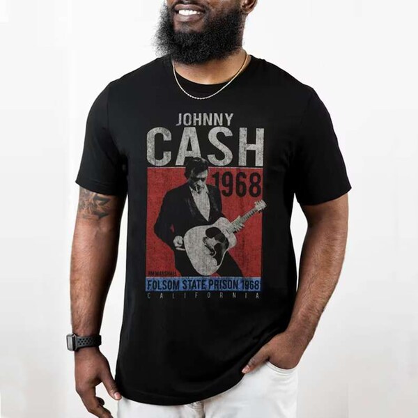 Johnny Cash Shirt - Etsy