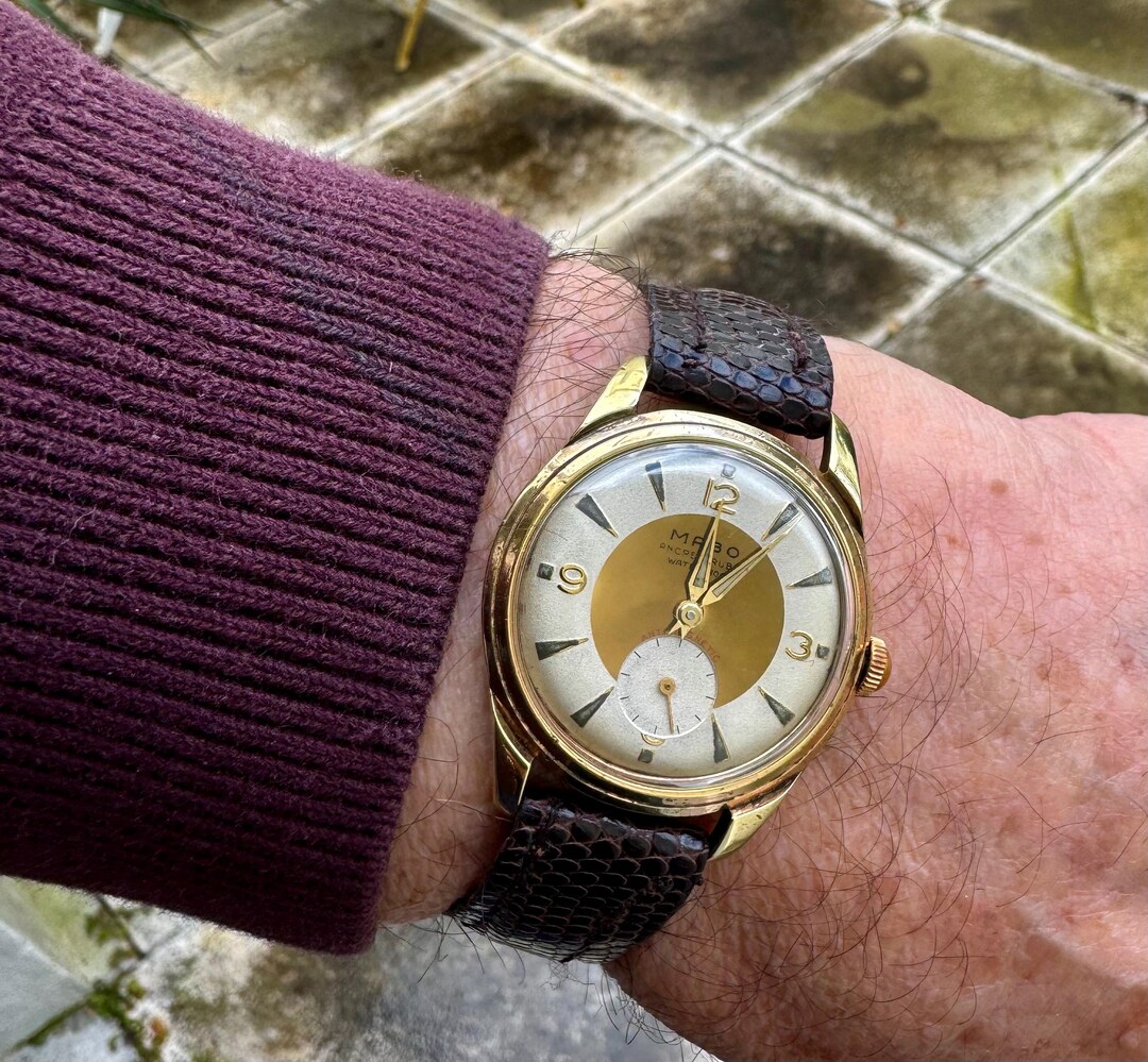 Old Vintage Mabo Watch Works 1950