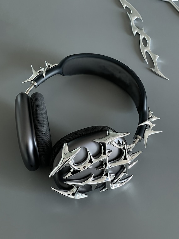Original Airpods Max Case Cover Decoration Metallic Liquid Thorn Design  Suitable for Headphones Headset Accessories Y2K Gift - AliExpress