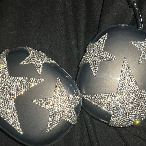 Rare AirPods Max Cover, Y2K Bedazzled Shimmering Stars AirPods Max Case, Diamond AirPod Max Attachment, Strass AirPod Max Accessoires