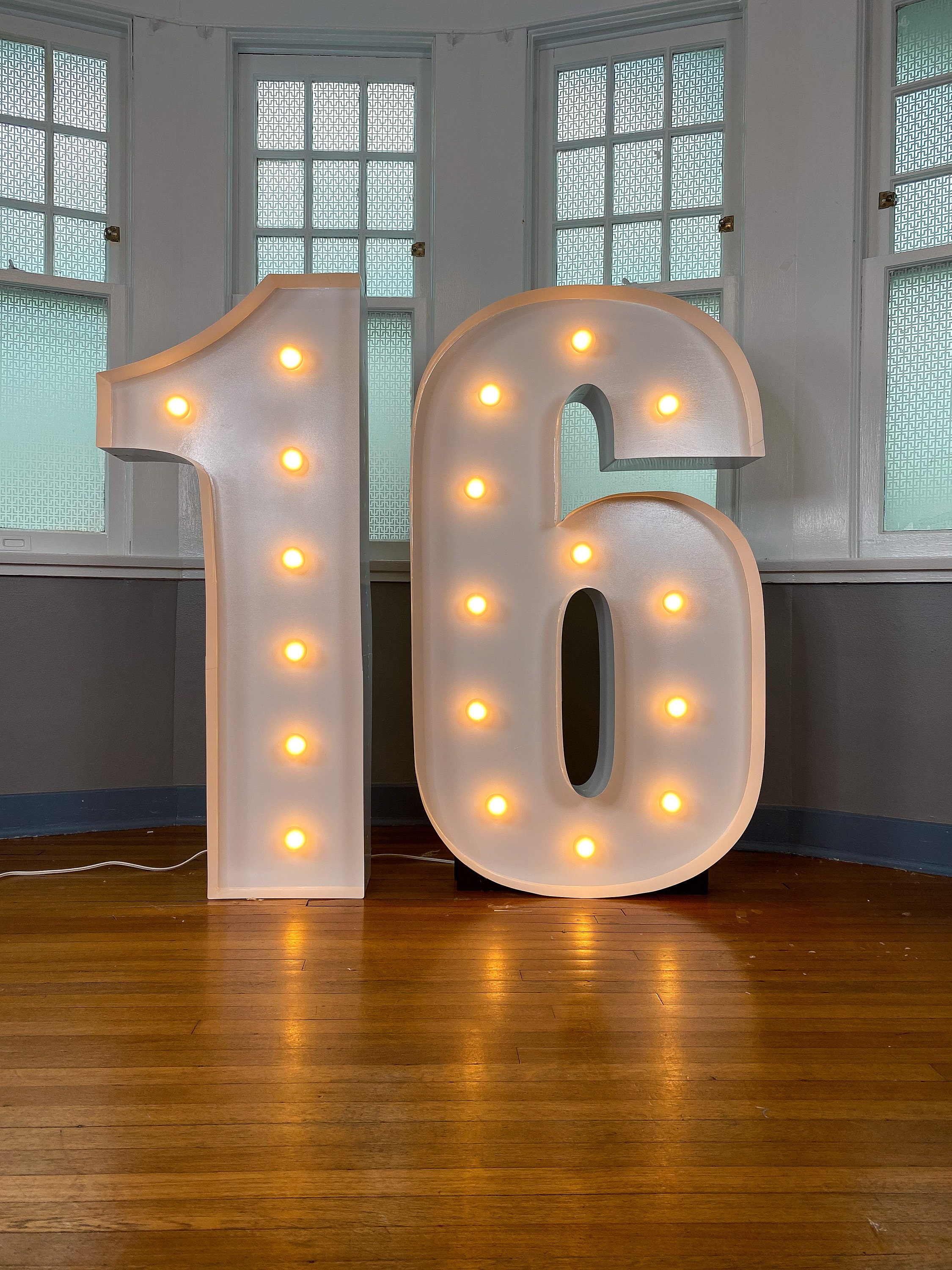 Extra Large Marquee Numbers 5ft Tall Large Light up Numbers Etsy