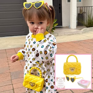 Toddler Purse & Sunglasses with Gift Box | Kids Purse Baby Purse | Little Girl Purse for 1 2 3 4 5 Year Old