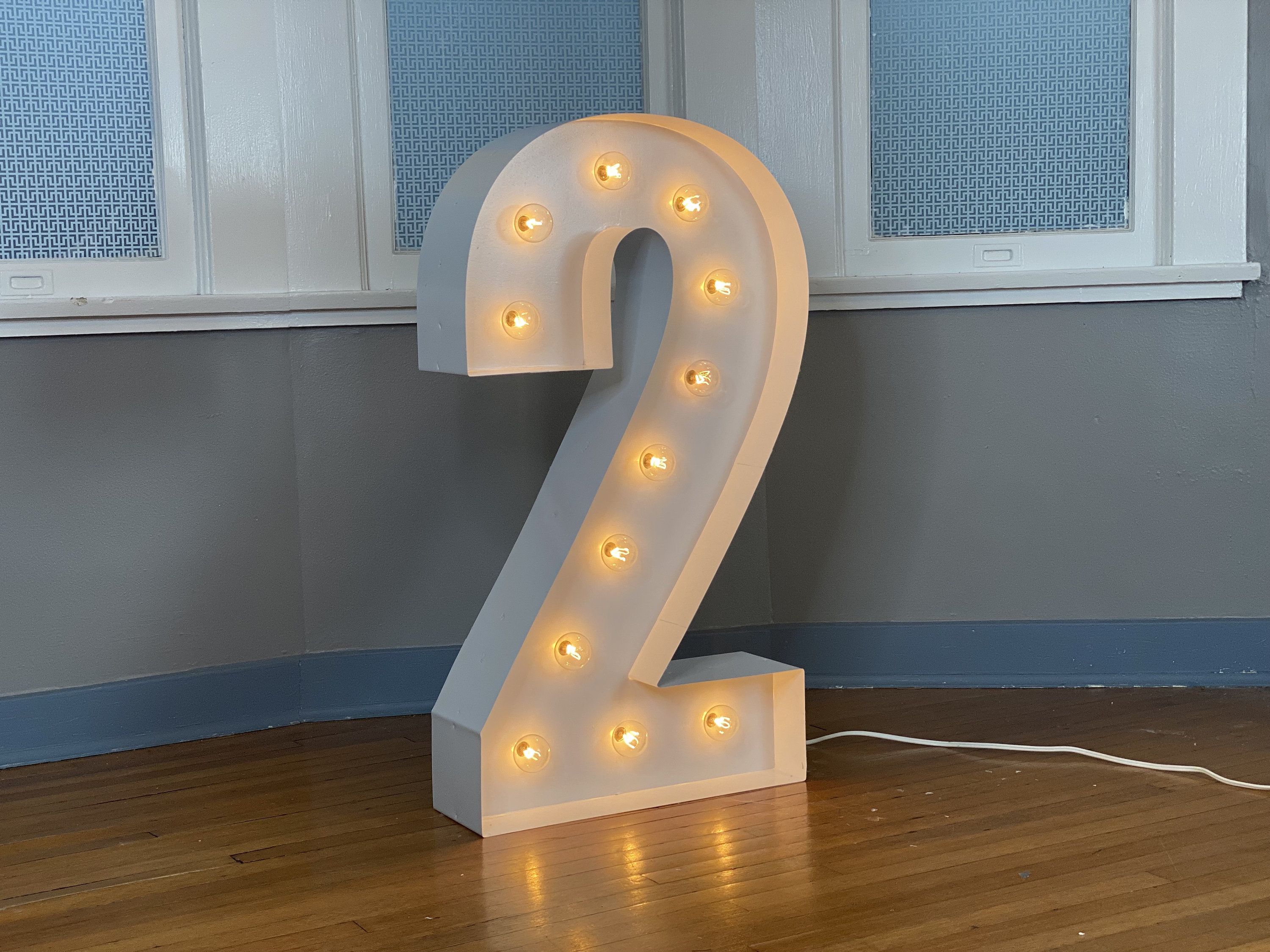 Extra Large Marquee Numbers 5ft Tall Large Light up Numbers 5ft 6ft 7ft