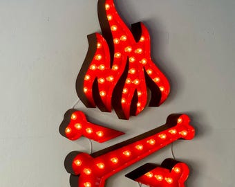 Custom Marquee Sign Shape Logo Symbol | 4ft Wooden Marquee Letters 3ft Metal Marquee Letters 5ft Metal Light Up Letters 4ft | Business Sign