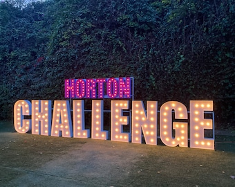 Light Up Letters Metal Stand Stacking Stand | Metal Frames for Large Marquee Letters | Stacked Marquee Lights Large Light Up Letters 4ft 5ft