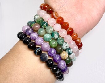 Crystal Bracelets Genuine Stackable Handmade