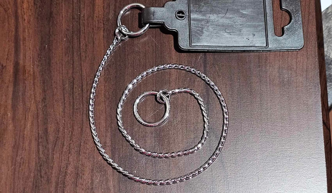 Snake Chain Dog Show Collar 3mm X 45cm 17.75 Etsy