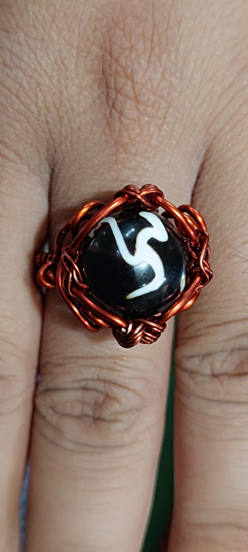 Bague pour hypnose vashikaran la plus puissante aghori, attraction amoureuse, très rare occultisme Le plus puissant et le plus divin entièrement fabriqué à la main image 3