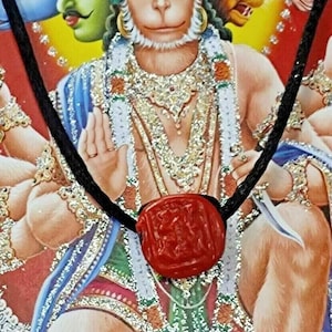 Hindu God Hanuman Temple Balaji Powerful Locket Protection from Evil Black magic
