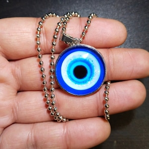 Evil Eye Protection Pendant: Spiritual Talisman Necklace