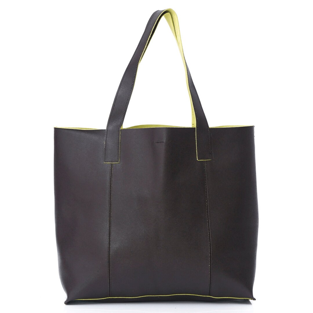 Brown Italian Leather Tote Bag | Handmade Totes | Leather