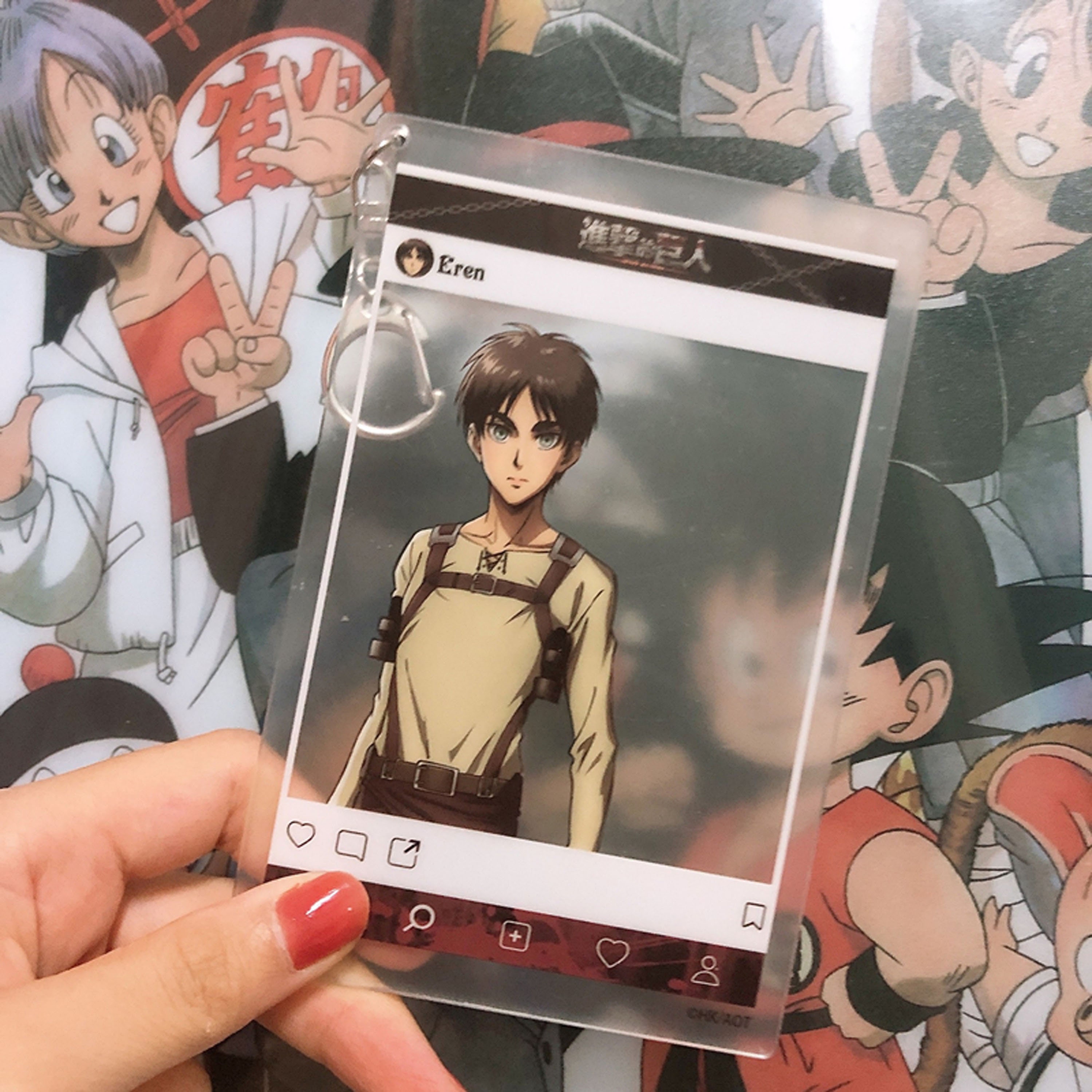 3D Acrylic Anime Keychain Popular Anime Acrylic Keychains Etsy