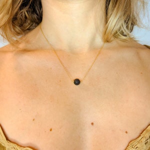 Lava parel en etherische olie diffuser kettingdoos