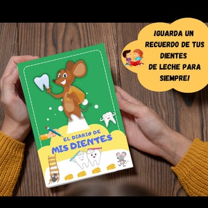 Diario de los dientes El ratoncito Perez / Certificado dientes de leche / carta ratoncito perez / certificado ratoncito perez /