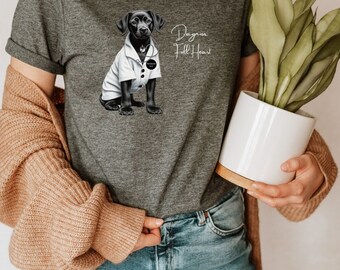 Maglietta Black Lab per donne, camicia per cani per mamma, divertente maglietta per cuccioli di Labrador nero, camicia per la festa della mamma