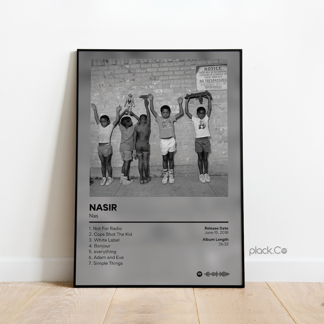 Nas - Nasir - Custom Album Poster - Nas Poster - Custom Album Cover ...