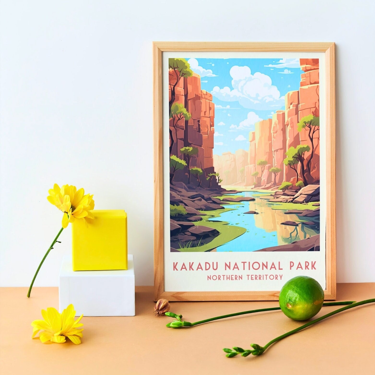 Kakadu National Park Travel Print, Northern Territory Print
