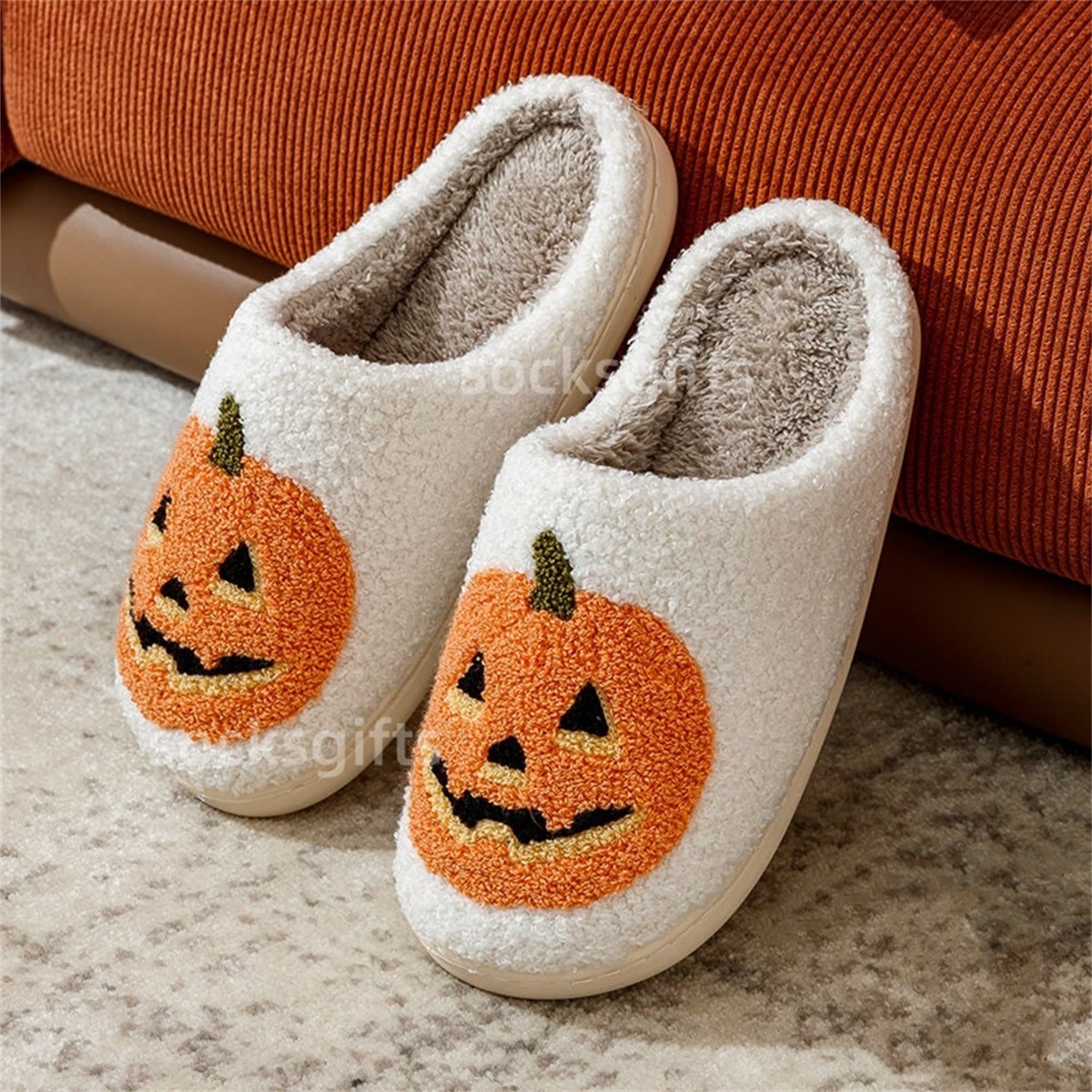 Discover Halloween Pumpkin Slipper, JackOLantern Slipper