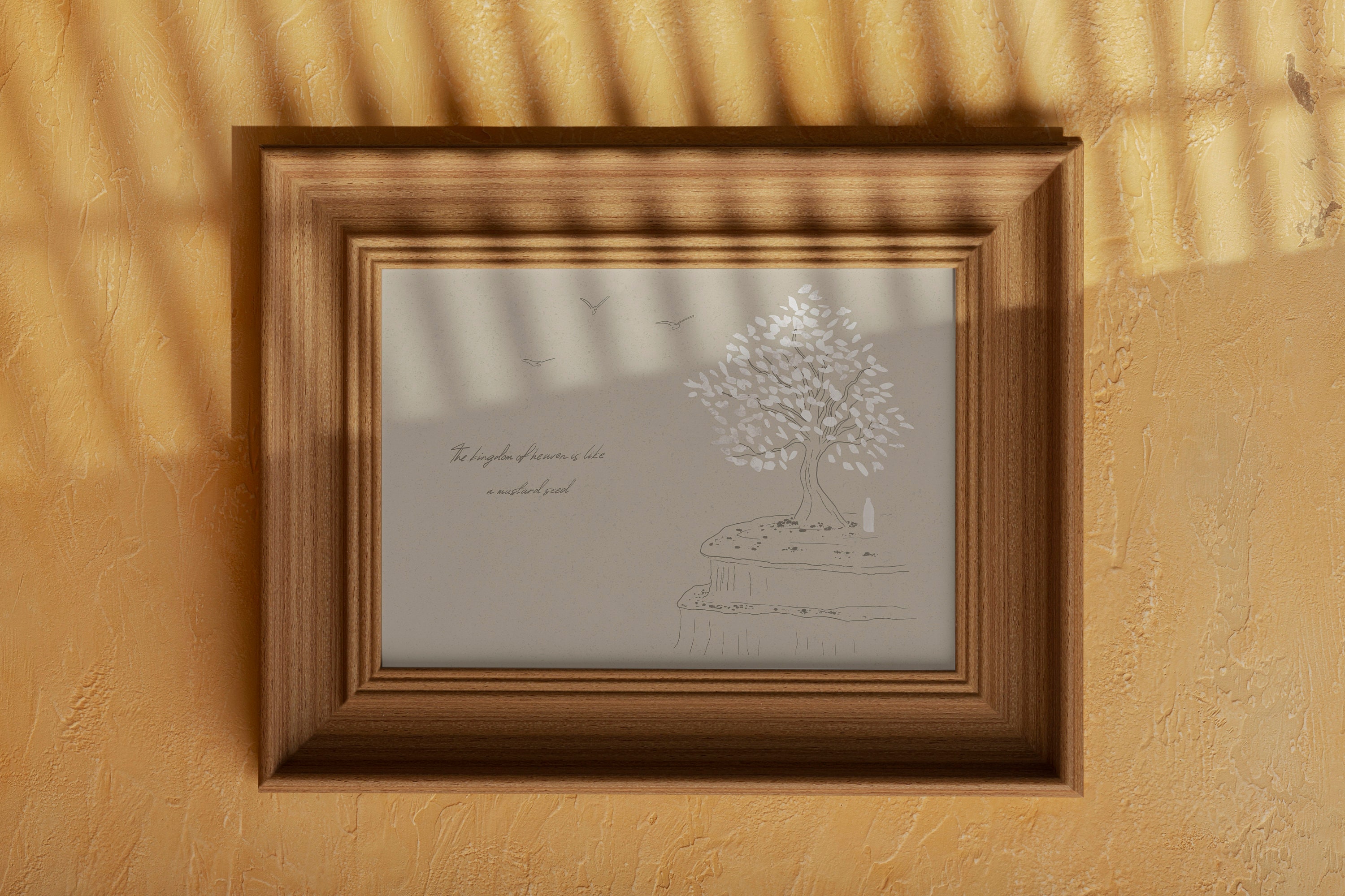 Parable of the Mustard Seed Faith as Small as a Mustard Seed - Etsy