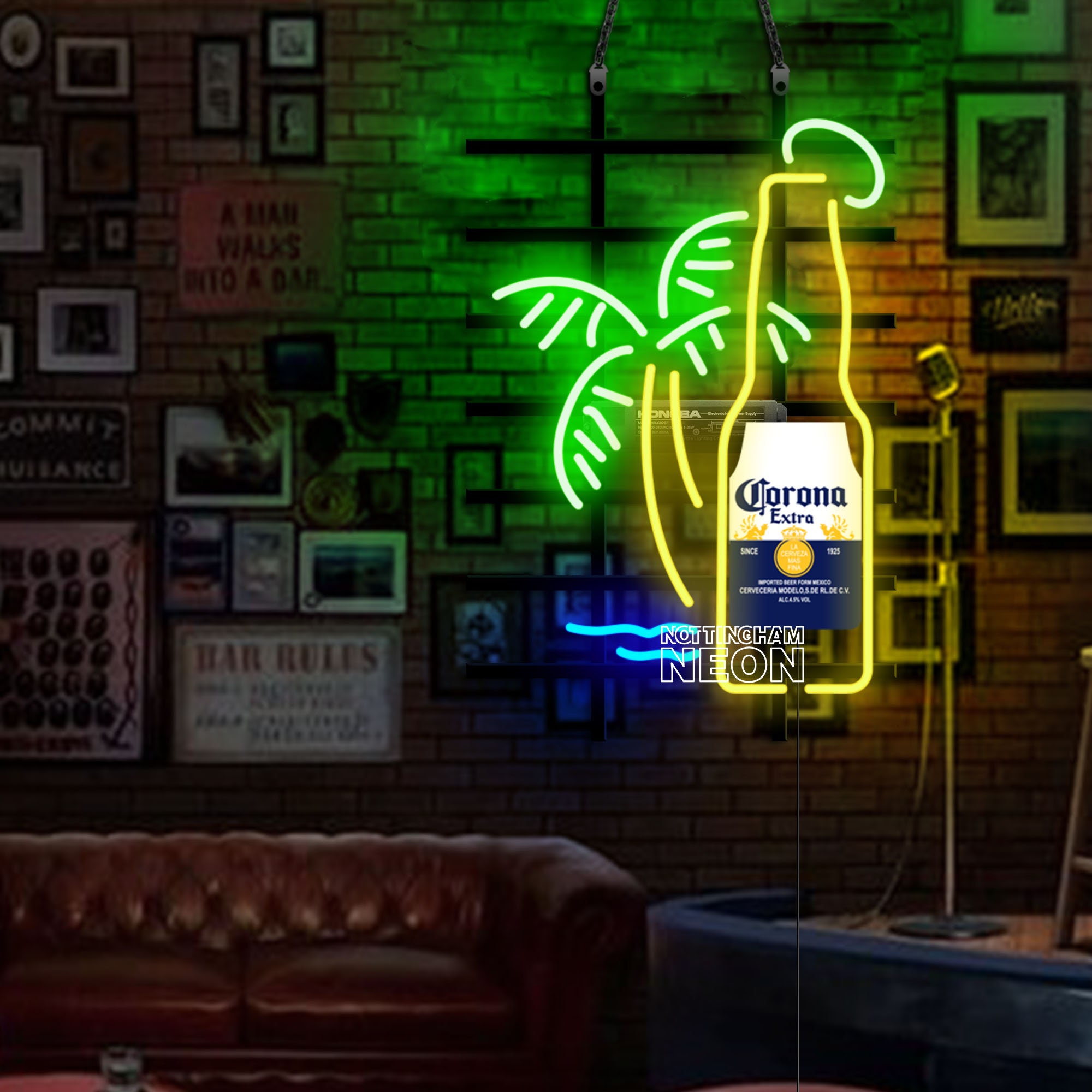 Beer Bar Corona Extra Neon Beer Sign Vintage Beer Sign Wall Hanging