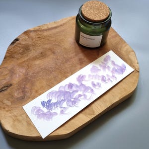 Hand-Painted Watercolor Bookmark: Unique Artistic Paper Bookmark