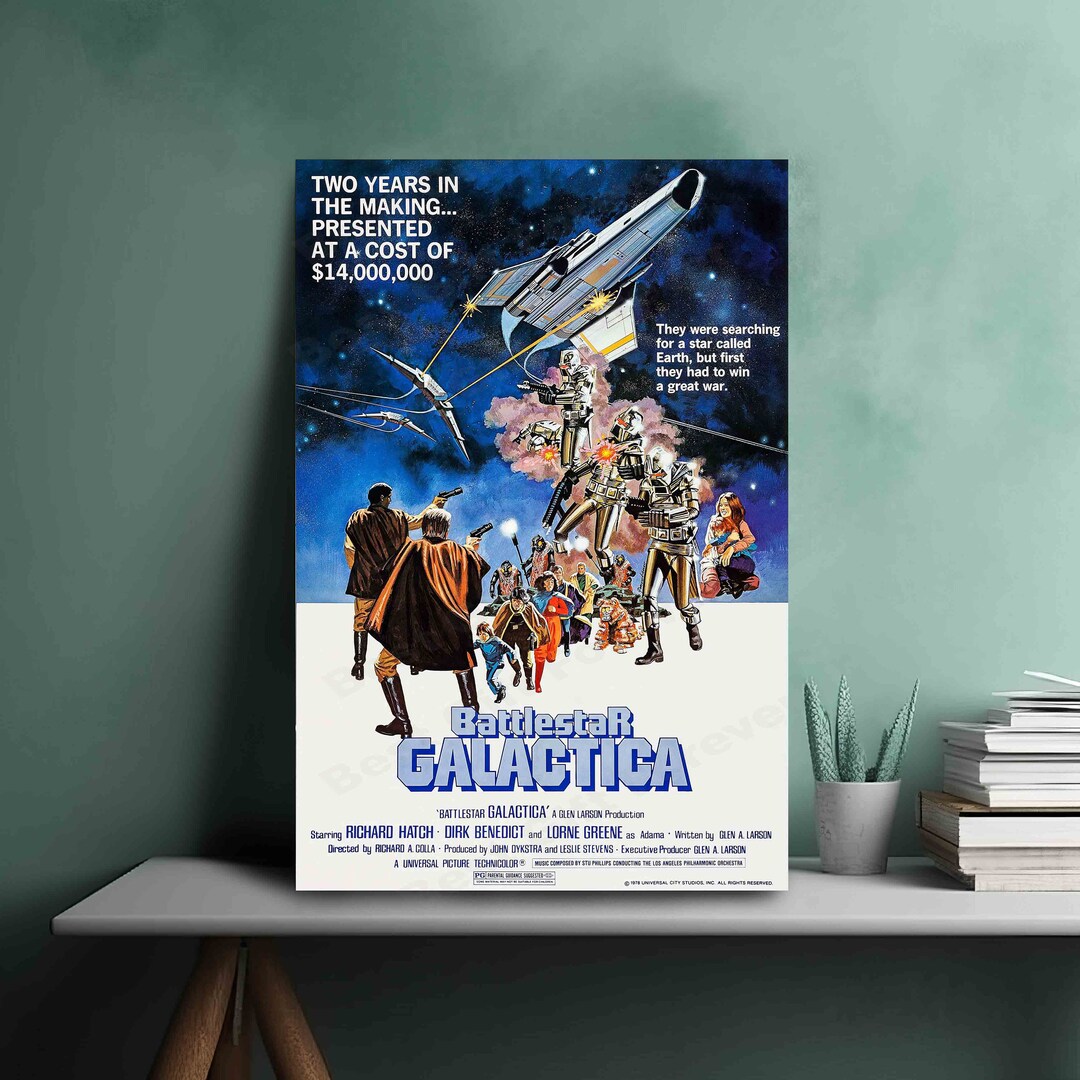 Battlestar Galactica 1978 Movie Film Science Fiction Space - Etsy
