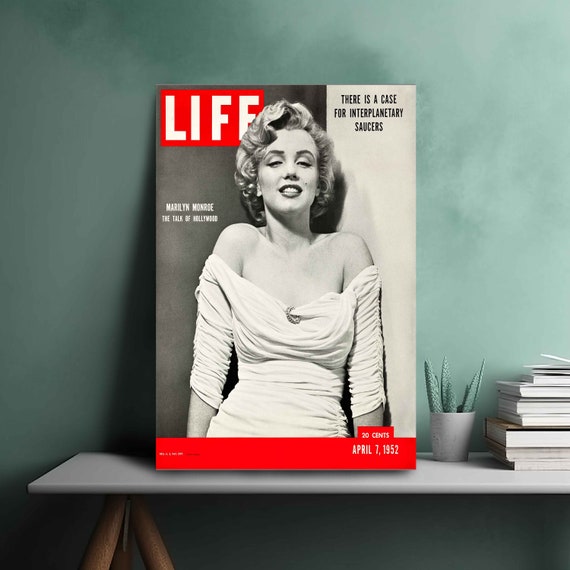 Marilyn Monroe Life Magazine Cover Art Print: 1952 Fashion Icon