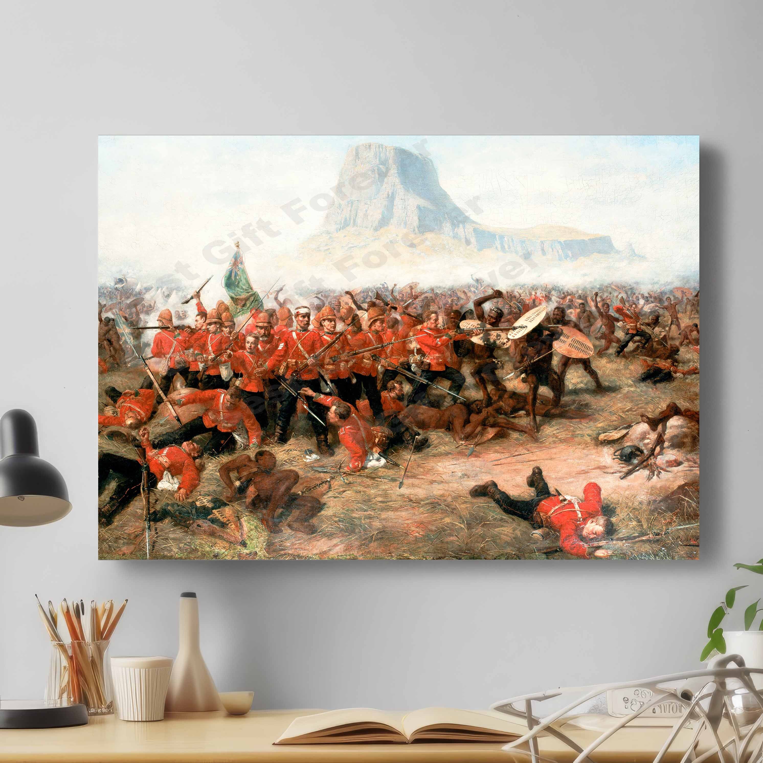 Anglo-zulu War Art: Battle of Isandlwana Poster or Canvas Print - Etsy UK