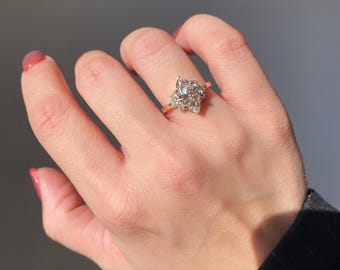 2 Carat Marquise Lab Grown Diamond Engagement Ring – IGI Certified
