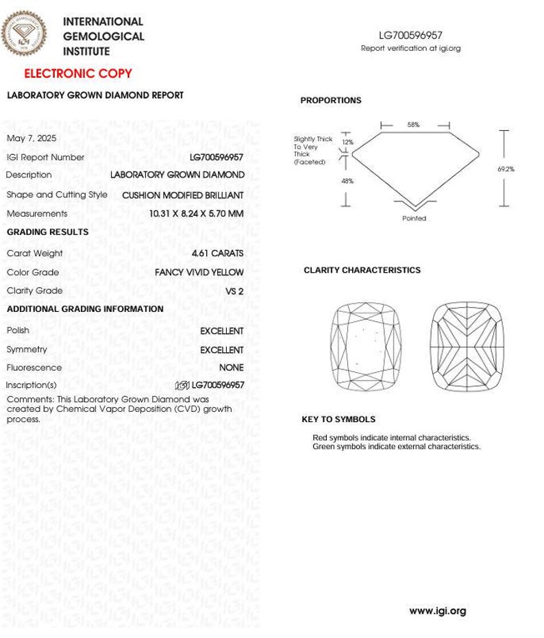 Diamant Naturel Jaune Intense 0.15 Cts Non Traité - Taille Israélienne Ovale - VVS1