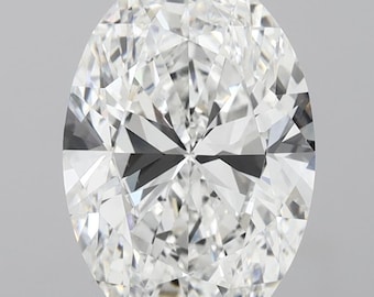 10.30ct Oval Lab Grown Diamond F VVS2 IGI Certified Loose Stone for Engagement Ring