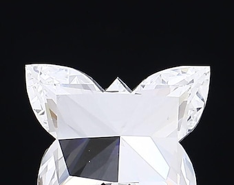 Diamante de laboratorio de 6,01 ct con talla mariposa – D VS1 / Diamante suelto / Forma de fantasía poco común