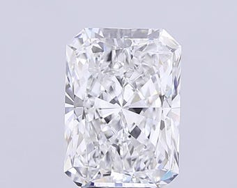 5.53ct Radiant Cut Lab Grown Diamond, E VVS2 IGI Certified Loose Stone