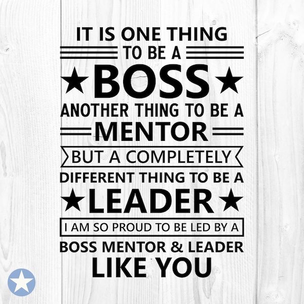 It Is One Thing To Be A Boss Svg, Boss Svg, Thank You Boss Svg, Mentor Svg, Leader Svg, Boss Gift Goodbye Svg, Cut Files, Cricut, Svg, Png