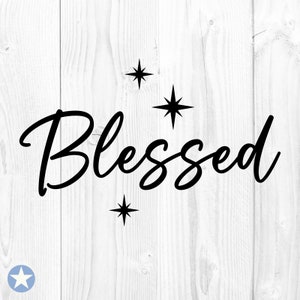 Gesegnetes SVG, Gesegnetes Weihnachtssvg, Frohe Weihnachten SVG, Weihnachtssvg, Gott SVG, Wintersvg, Gesegnete Schnittdateien, Silhouette, Cricut, Svg, Png