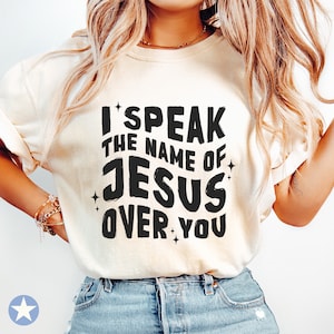 I Speak The Name Of Jesus Over You Svg, Christian Svg, Jesus Svg, Religious Svg, Faith Svg, Silhouette, Jesus Cut Files, Cricut, Svg, Png