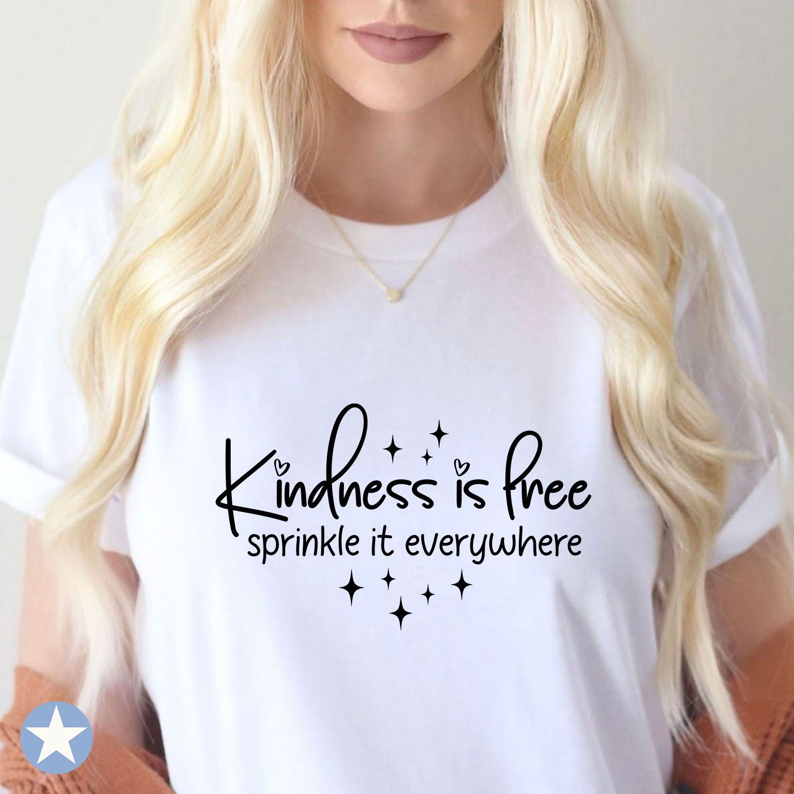 Kindness Is Free Sprinkle It Everywhere Shirt - Funny Be Kind Tee For Women, Teacher Tops, Casual T-Shirt