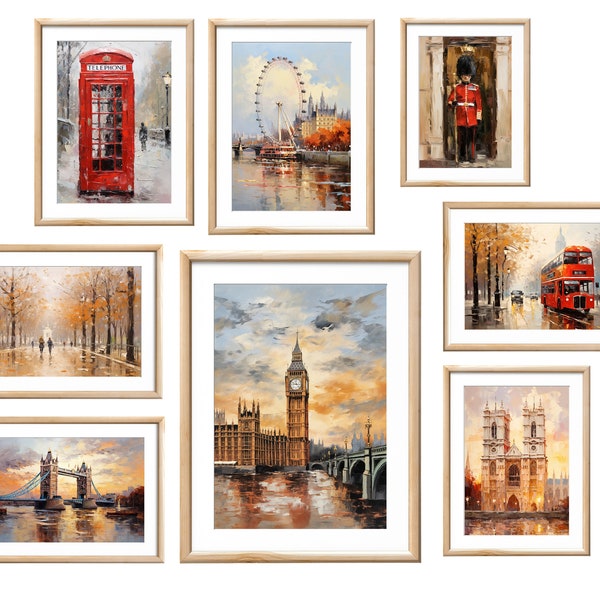 London Wall Art Etsy