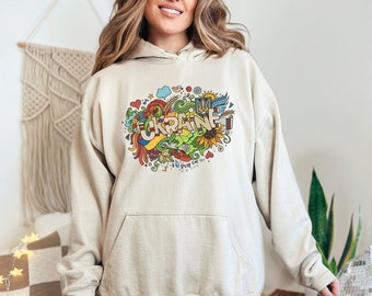 Embrace Ukraine Vibrant Street Art Hoodie