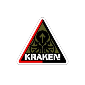 Adesivo fustellato del reggimento Kraken (Ucraina) / Sostieni l'Ucraina