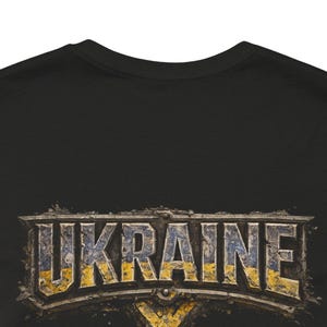 Ukraine Grunge Emblem T-Shirt, Beunruhigt-Ukrainischer Stolz T-Shirt Bild 8