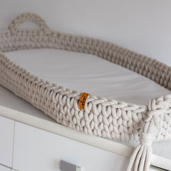 Crochet Changing Mat Basket Etsy