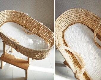 Moses basket cheap etsy