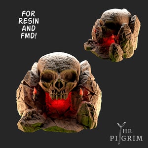 Digital STL file download for Skull Rock Cave Tabletop Terrain