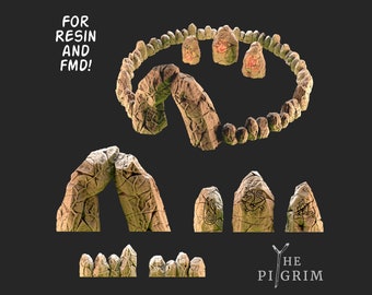 Digital STL file download for Runes Tabletop Terrain